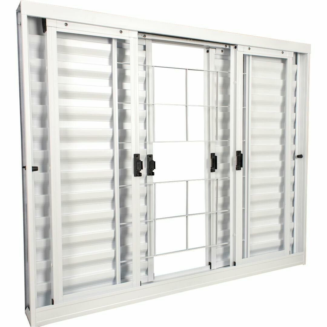 VENEZIANA 6 FOLHAS - 2 FOLHAS FIXAS - CRV Portas e Janelas